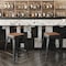 Flash Furniture 24" Black Metal Stool-Teak Poly Seat CH-31320-24-BK-PL2T-GG - alternate 10